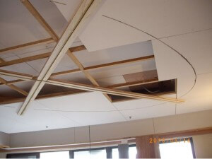 專業的橢圓型天花板施工