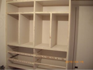 更衣間施工照片