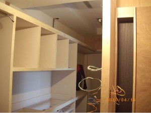 更衣間施工照片