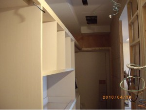 更衣間施工照片