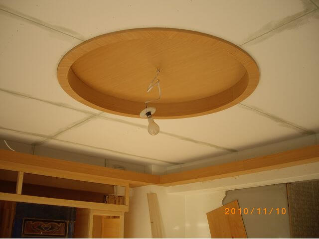 木工裝潢-圓形天花板